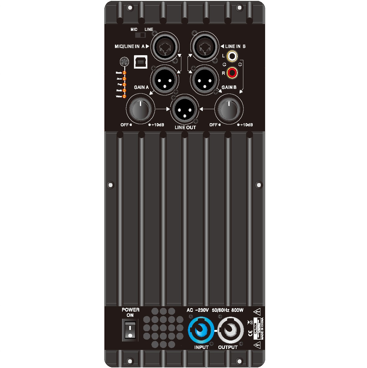 QSC600 Módulo amplificador